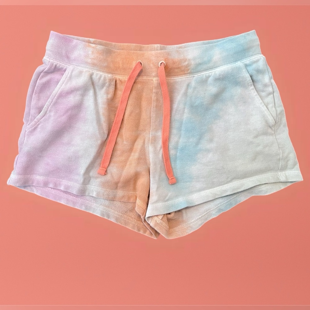 Old Navy Pastel Drawstring Tie-Dye Shorts